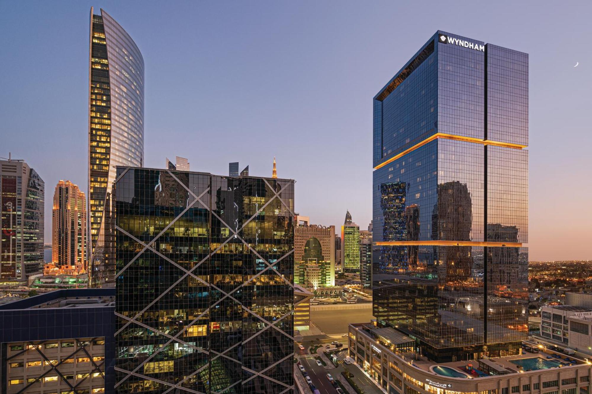 多哈西湾温德姆酒店 外观 照片 Wyndham Dubai